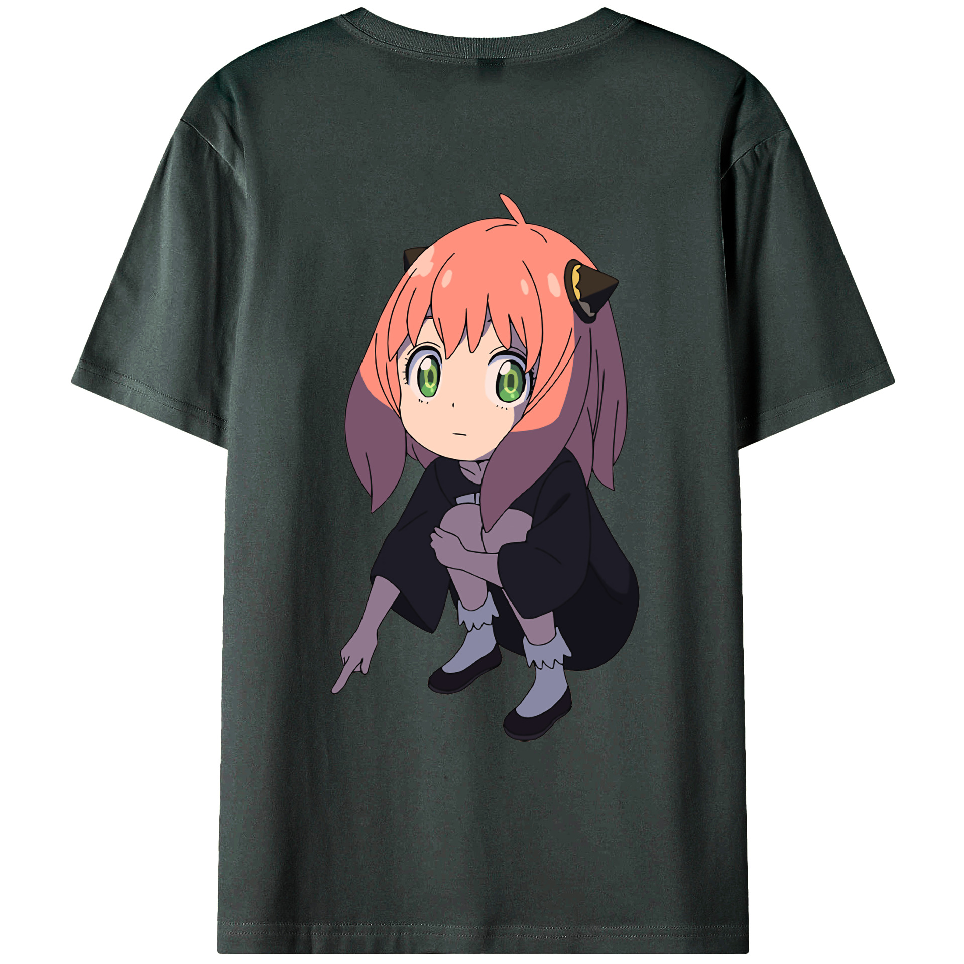 （画像用） SPY×FAMILY间谍家家酒 綿100％ メンズ半袖Tシャツ（バックプリント） 通気性